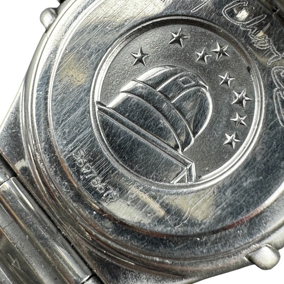 Auth. Ladies Omega Constellation Stainless Steel Salmon Dial, 1998 - Refinished - Picture 6 of 10